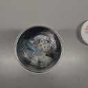 Travel Tea Kettle110V, Portable Electric Kettle, 316 Stainless Steel Premium Liner, 4-speed Temperature Adjustment with Auto Shut-off and Boil-Off Protection,White. (0.5 Quarts)