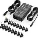 90W Universal Laptop Charger Replacement for HP Lenovo Dell Acer Asus Toshiba Geteway IBM Fujitsu Notebook Ultrabook Chromebook Computer Charger AC Adapter Power Cord with 16 Tips