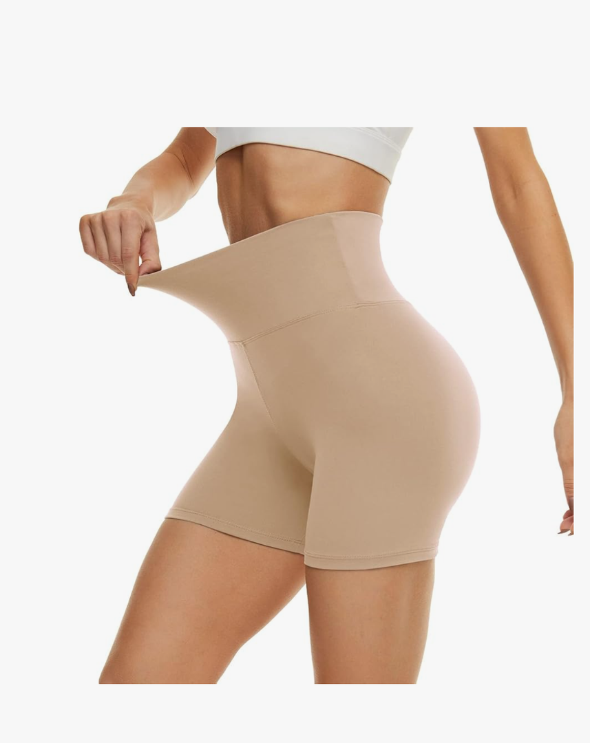 CAMPSNAIL Workout Biker Shorts Women - 3"/5"/8" High Waisted Tummy Control Spandex Booty Volleyball Shorts for Yoga Dance XXL