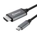 S25/S24/S23/S22/Note 20 to HDMI Cable for Samsung Galaxy, USB Type C to HDMI Cable Thunderbolt 3/4 Compatible with iPhone 16/15, MacBook, iMac, Surface, Dell and More -6FT 4K
