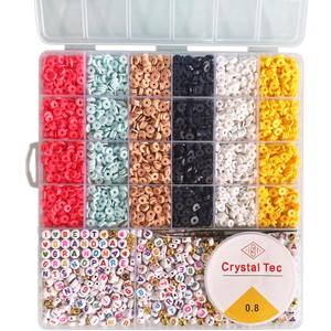 Clay Beads Bracelets DIY Craft Kit - Birthday Beads Jewelry Making Set - I Love Grandparents DIY Craft Gift Supplies Party Favors Decorations