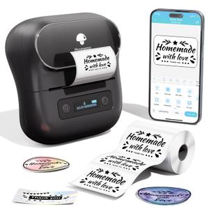 Phomemo Label Maker,M220 Label Printer, Bluetooth Label Maker Machine