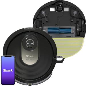 Shark AI Robot Vacuum & Mop, with Home Mapping, Perfect for Pets, Wifi, Works with Alexa, Black/Gold (AV2001WD)