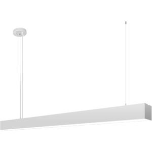 5570 4-FT Linear LED Light, 2.4G Remote Control Linear Pendant Light Fixture. Adjustable Color Temperature of 3000-6000K, Suitable for Offices, Stores, Schools, corridors,White.