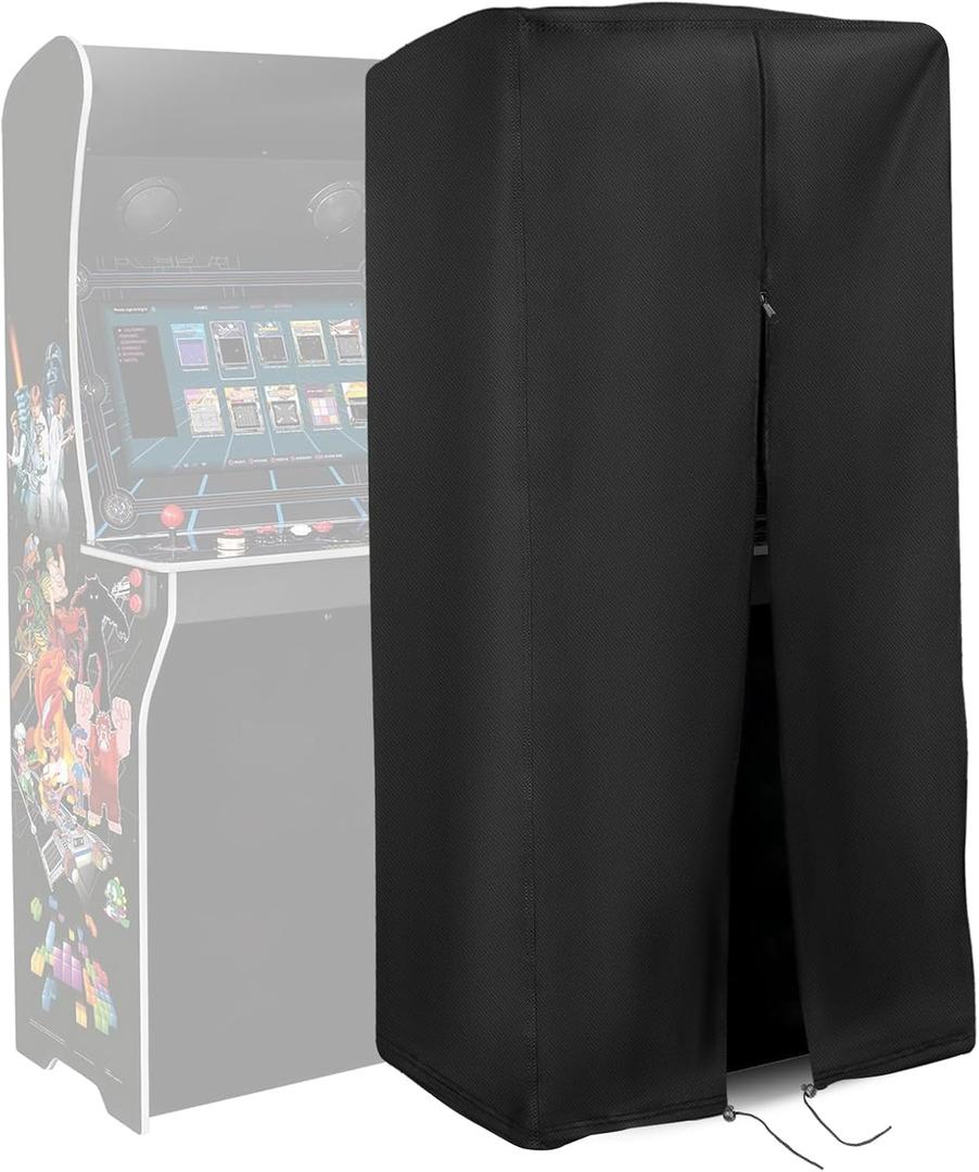 Arcade Machine Cover, Heavy Duty Protective Video Game Cover for Full Size Arcade Game Machines , Waterproof & Dustproof Electronic Dust Covers for 2-Player Control Panel, 31" x 22" x 66"