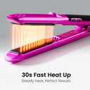 ORYNNE Mini Flat Iron 1/2 Inch with 5 Adjustable Temperatures, Tourmaline Ceramic Small Hair Straightener for Short Hair, Bangs, Beard, Pixie, Edge - Dual Voltage Travel Curling Iron, Auto-Off