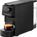 CASABREWS Espresso Machine for Nespresso Original Pods, 20 Bar Mini Espresso Coffee Machine with 4 Brewing Modes and 21 oz Removable Water Tank, Compact Capsule Coffee Maker for Home or Office, Black