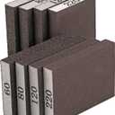 8 Pack Sanding Sponge, Sanding Blocks 60/80/120/220 Grit Assortment, Sand Paper for Wood Furniture, Sander Pads, Washable and Reusable Sandpaper for Drywall Metal Glasses Repair