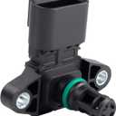 TRQ MAP Sensor Compatible with 2013-2018 Ford Explorer 2011-2014 F-150 2010-2017 Flex 2013-2014 Police Interceptor Sedan Taurus 2010-2016 Lincoln MKS MKT 2015-2017 Navigator