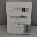 Angel Shield Toilet Seat with Zinc Alloy Hinges Quiet-Close Quick-Release Wood Molded UV Lid Easy Clean(Round,Black)