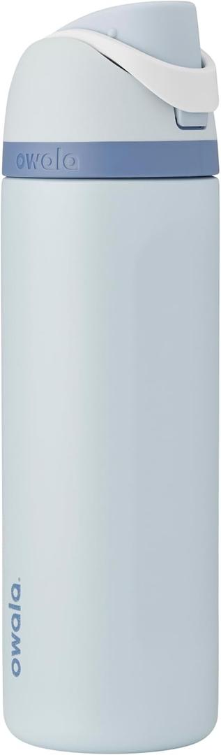 Owala Disney Princess FreeSip Insulated Stainless Steel Water Bottle with Straw for Sports and Travel, BPA-Free Sports Water Bottle, 24 oz, Cinderella
