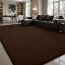 Sour Lemon Area Rugs 9x12 Living Room,Soft Large Area Rug Indoor Modern Carpet for Bedroom Machine Washable Area Rug Non-Slip Rug Carpet for Kids Home Dorm Under Dining Table Office Decor Aesthetic (Coffee)