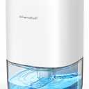 Dehumidifier,TABYIK 35 OZ Small Dehumidifiers for Room for Home, Quiet with Auto Shut Off, Dehumidifiers for Bedroom (280 sq. ft), Bathroom, RV, Closet (White)