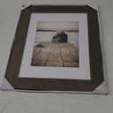 Malden International Designs Tribeca Textured Gray 8x10/11x14 Matted Frame