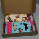 16 Pcs Valentines Horse Gifts for Women Cute Horse 3x4 Sticky Notes Pens Makeup Bags Socks Set for Valentines Animals Lover Gifts Favors Office Supplies