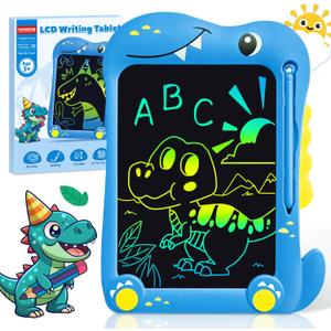 8.5 Inch LCD Writing Tablet for Kids, Colorful Toddler Toys,Kids Educational Drawing Tablet Pad Doodle Board, Dinosaur Toys Ages for 3 4 5 6 7, Easter Birthday Party Christmas Gifts for Boys Girls