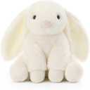 Apricot Lamb Toys Plush Cream Bunny Rabbit Stuffed Animal with Fluffy Soft Ears (Cream Bunny, 8 Inches)