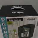 Cooluli Mini Fridge for Bedroom - Car, Office Desk & Dorm Room - Portable 4L/6 Can Electric Plug In Cooler & Warmer for Food, Drinks, Skincare Beauty & Makeup - 12v AC/DC & Exclusive USB Option, Black