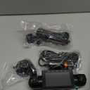 4 Channel Dash Cam 360° Front and Rear Inside Left Right,3 Inch 1080P Dash Camera for Cars Car Camera with 8 IR Night Vision,Loop Recording,G-Sensor,Parking Assistance,24H Parking Monitor