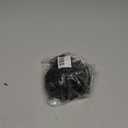 42 Pack Curtain Rings with Eyelet 1.5" Inner Diameter,Metal Drapery Ring Fits up to 1.25" Drapery Rod,Glide Smoothly Curtain Rod Rings,Strong Vintage Decorative Rustproof Curtain Hooks (Black)