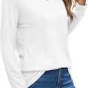 XIEERDUO Long Sleeve Shirts for Women Plus Size Fall Fashion 2025 Dressy Casual White Vacation XXL