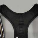 rabbitgoo Dog Harness No Pull with 2 Leash Clips, Adjustable Soft Padded, Reflective Oxford No Choke Pet Vest with Easy Control Handle for Large Dogs, Beige, L