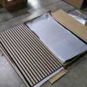 4 Pack Wood Panels for Wall, 47.2"23.6" Wood Slat Acoustic Panels for Wall, Soundproof Panels, 3D Fluted Panels for Interior Wall Decor (Natural Walnut)