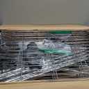 1250 lbs Steel Heavy Duty 5-Tier Utility Shelving Unit Steel Organizer Wire Rack for Home,Kitchen,Office,Chrome (13.7" D x 23.6" W x 62.4" H)