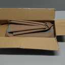 Wood Curtain Rods for Windows 72 to 144 Inch, 1 Inch Long Heavy Duty Curtain Rods Adjustable Boho Drapery Rod, Farmhouse Rustic Decorative Single Window Curtains Rod