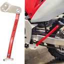 Motorcycle Side Stand Add-On Kickstand Compatible With For Honda 20132024 CRF250R CRF450R (Red)