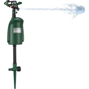Qualirey 1 Pack Motion Activated Sprinkler Motion Activated Cat Deterrent Deer Repellent Animal Deterrent Devices for Garden Outdoor