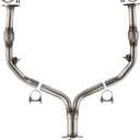 Exhaust Flex Y-Pipe Compatible with Infiniti FX35 G35 G37 3.5L & 3.7L 2003 2004 2005 2006 2007 2008 2009 2010 2011 2012 2013