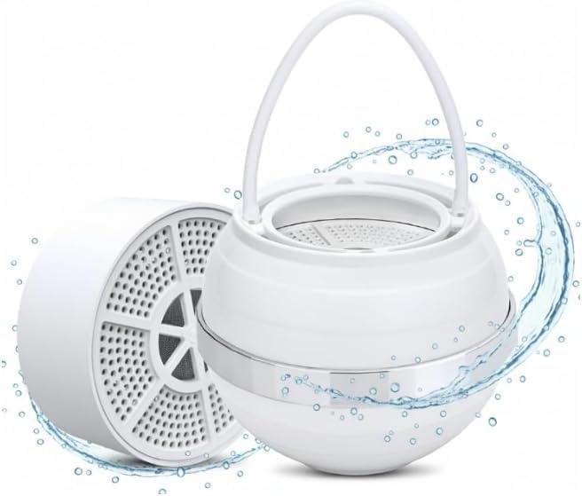Bath Filter for Tub - Bathtub Water Filter with Splash Guard Removes Chlorine, Chloramines & Byproducts, 2,500 Gallons