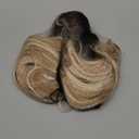 Ombre Blonde Wigs with Bangs,Blonde Layered Wig for Women,Long Wavy Wigs Synthetic Hair Wig for Party Daily Use 26IN