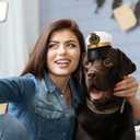 BESPORTBLE Small Dog Captain Hat for Dog: Sailor Hat Captain Costume - Marine Admiral for Puppies and Cats s for Adventures and Halloween Carnival Pet Festival