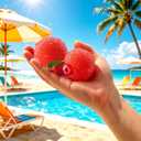 Crunchy Squishy Stress Ball, Frozen Waxberry Moldable Crunchy Stress Balls, Ice Skin Stress-Relieving Fidget Sensory Toys, Satisfying Squishy Relaxing Fidget