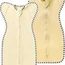 Baby Transition Swaddle 2-Pack, Newborn Sleep Sack, Arms Up Design (Arms In/Out), Infant Swaddle for Boys Girls (Small 0-3 Months, Beige + Light Khaki)