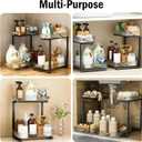 ARSTPEOE Under Sink Organizer - 2 Packs Multi-Purpose Pull-Out Storage Organizers, Slide out Pull out Cabinet Organizer Shelf, Storage for Kitchen Bathroom, Clear