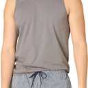 Amazon Essentials Slim-Fit Men's Tank - Casual Wear (Large, Grey)