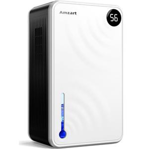 KeepGlad Amzart Dehumidifier 118 OZ for Home, Dehumidifier (980 sq.ft) With Humidity Display