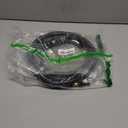 Keepro Rubber Air Hose, Durable Air Compressor Hose 3/8 Inch ID By 10 Feet Long with Swivel Universal Aluminium Quick Coupler and Plug, 300 PSI Maximum Pressure, Black