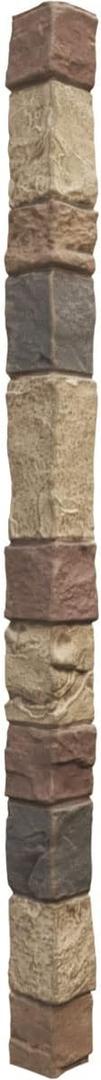 Ekena Millwork 3"W x 3"D x 48"H Universal Outside Corner for StoneWall Faux Stone Siding Panels, Colfax