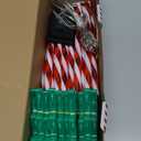 WdtPro Solar Christmas Pathway Lights Outdoor Decorations, 10 Pack Xmas Tree Candy Lights for Yard Walkway Lawn Porch, 10 Modes Led Waterproof Garden Patio Stake Lights Holiday Decor