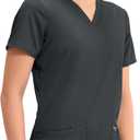 Cherokee Medical Women's Scrub Top V-Neck Modern Classic Fit with 3 Pockets, Ultra Soft and 2-Way Stretch Fabric - WW620 (M)