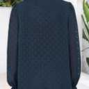 PRETTYGARDEN Women's Lace Long Sleeve Button Down Blouse (S)