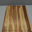 Teak Wood Cutting Board 17inch Wooden Chopping Board Bamboo High-end Mother Gifts Best Mama Mommy Christmas Xmas Birthday Law Step Stepmom Stepmother Have Everything Good Unique Present XL