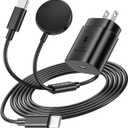 2 in 1 for Samsung Watch Charger, 25W USB C Fast Charger Compatible with Galaxy Watch 8/8 Classic/Ultra/7/6/6 Classic/5 Pro/5/4/4 classic/3/Active2/FE & Galaxy S26/S25/S24/S23/S22/21 & for iPhone 17