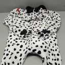 Joycover Cat Costume for Girls, Black Kids Dress Up, Halloween Costumes for Kids Aged 5-10 (Dalmatian)