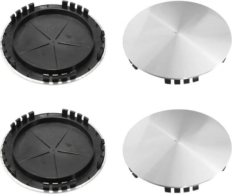 4Pcs Wheel Center Caps for GMC and Chevrolet Silverado Suburban 1992-1999 Wheel Rim 189mm(7.44in) Silver Hub Cap Wheel Cover, Replacement 15650043 15650045