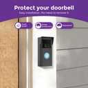 Silicone Cover for Video Doorbells – Weatherproof, UV & Rain Resistant, Durable Protection for Video Doorbell